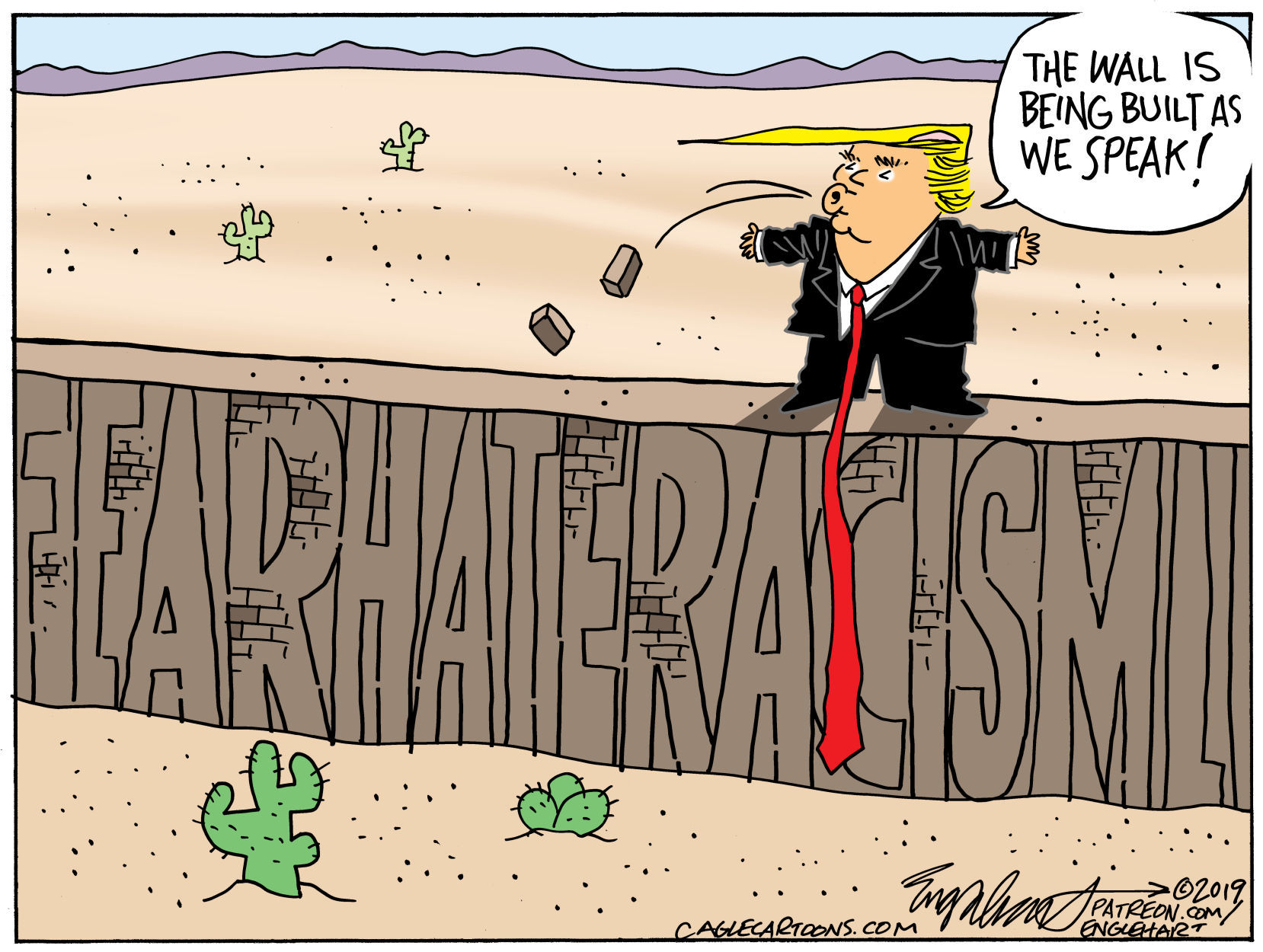 The Wall by Bob Englehart, Middletown, Connecticut